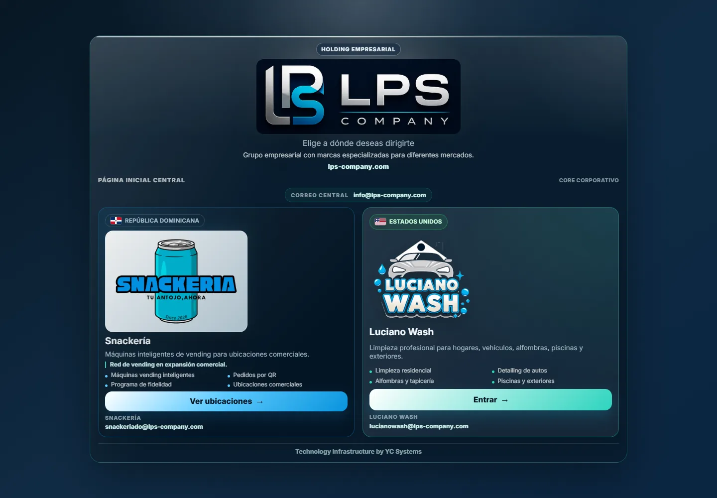 Sitio publicado de LPS Company